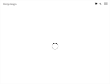 Tablet Screenshot of kleintjedesigns.nl